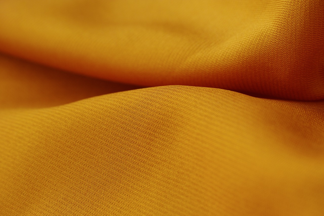 yellow fabric abstract free photo