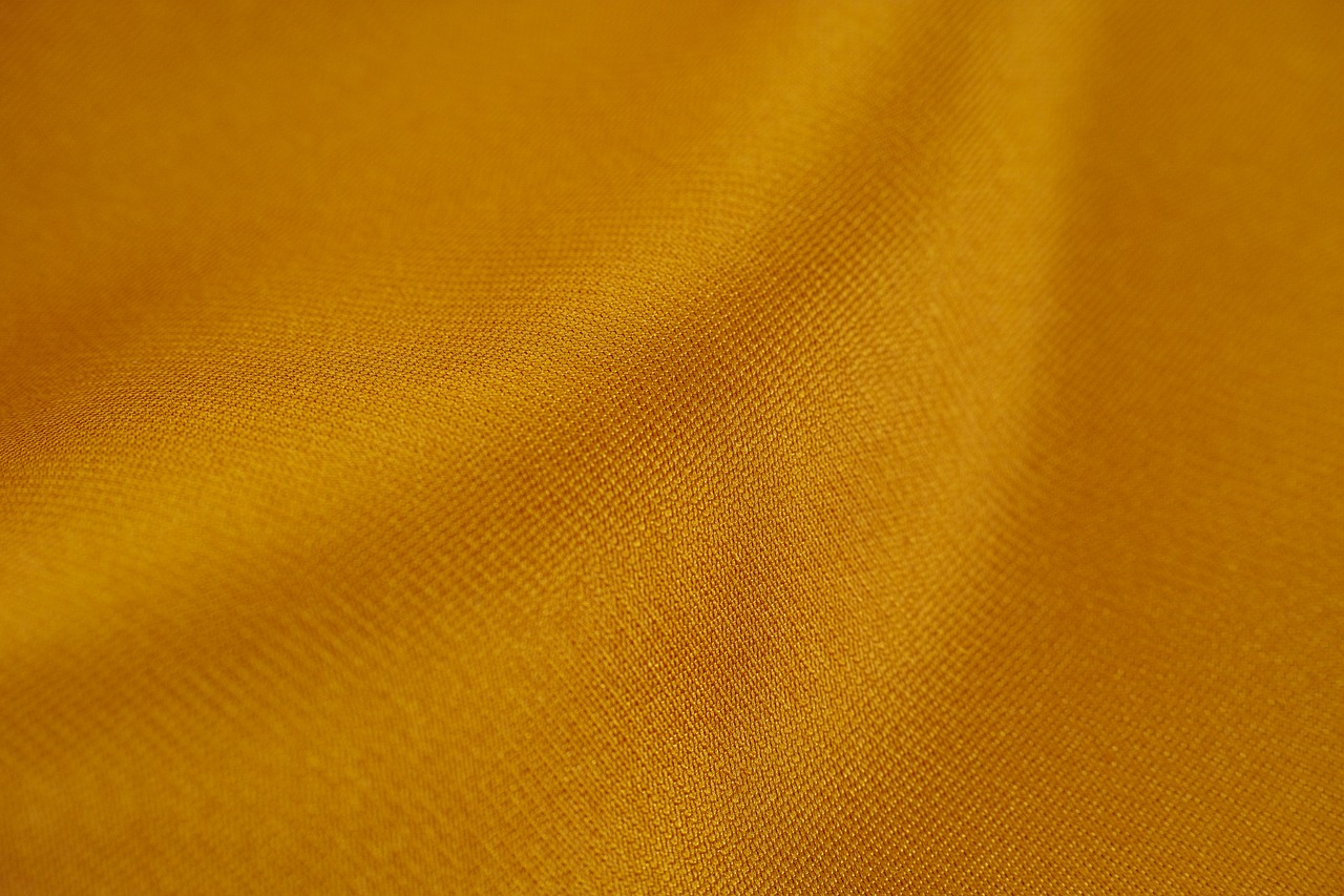 yellow fabric textile free photo