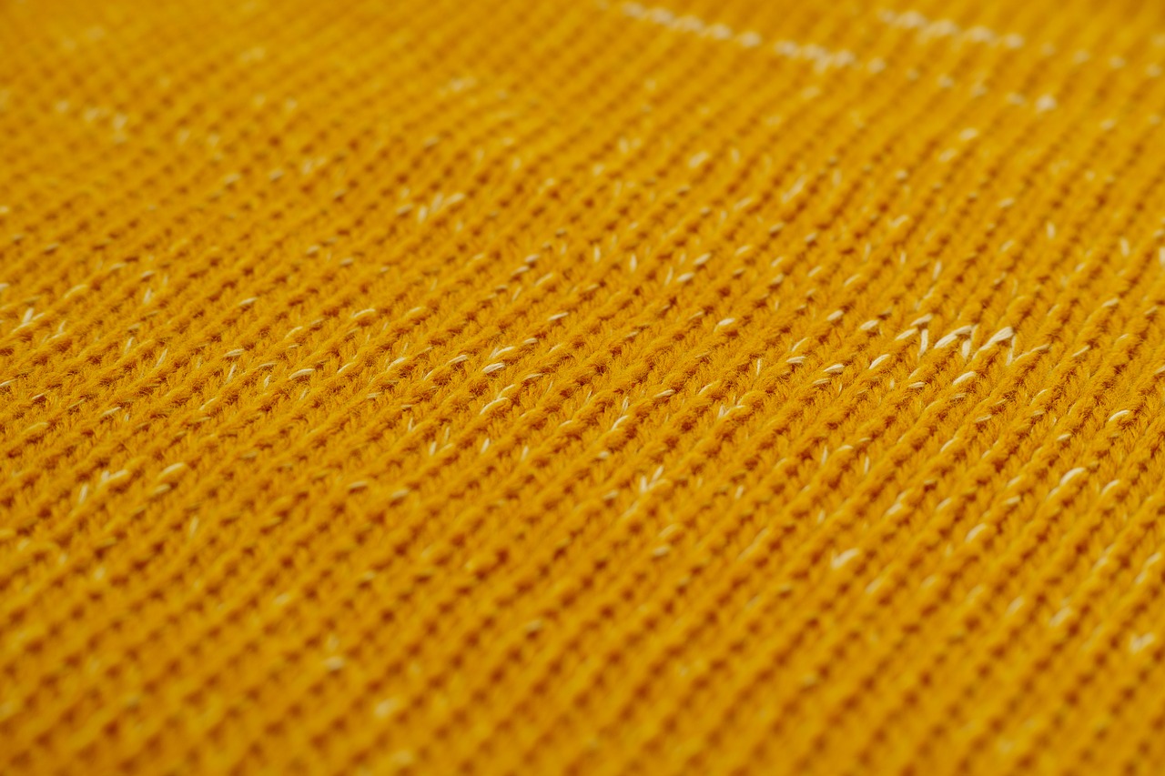 yellow fabric pattern free photo