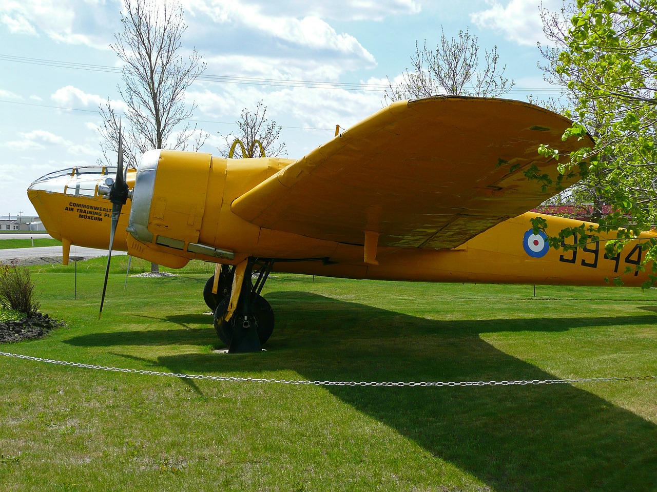 yellow airplane aircraft free photo