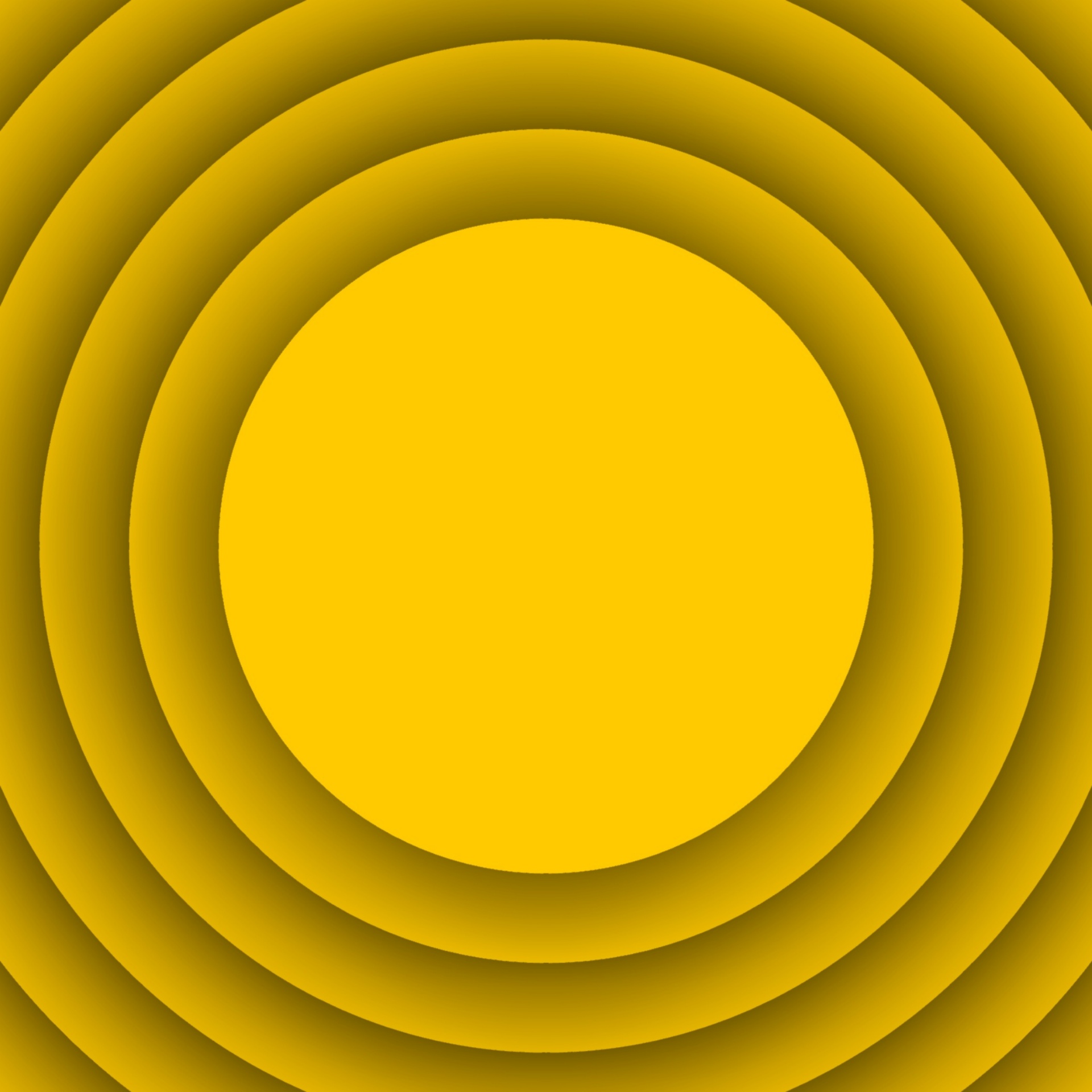 wallpaper concentric yellow free photo