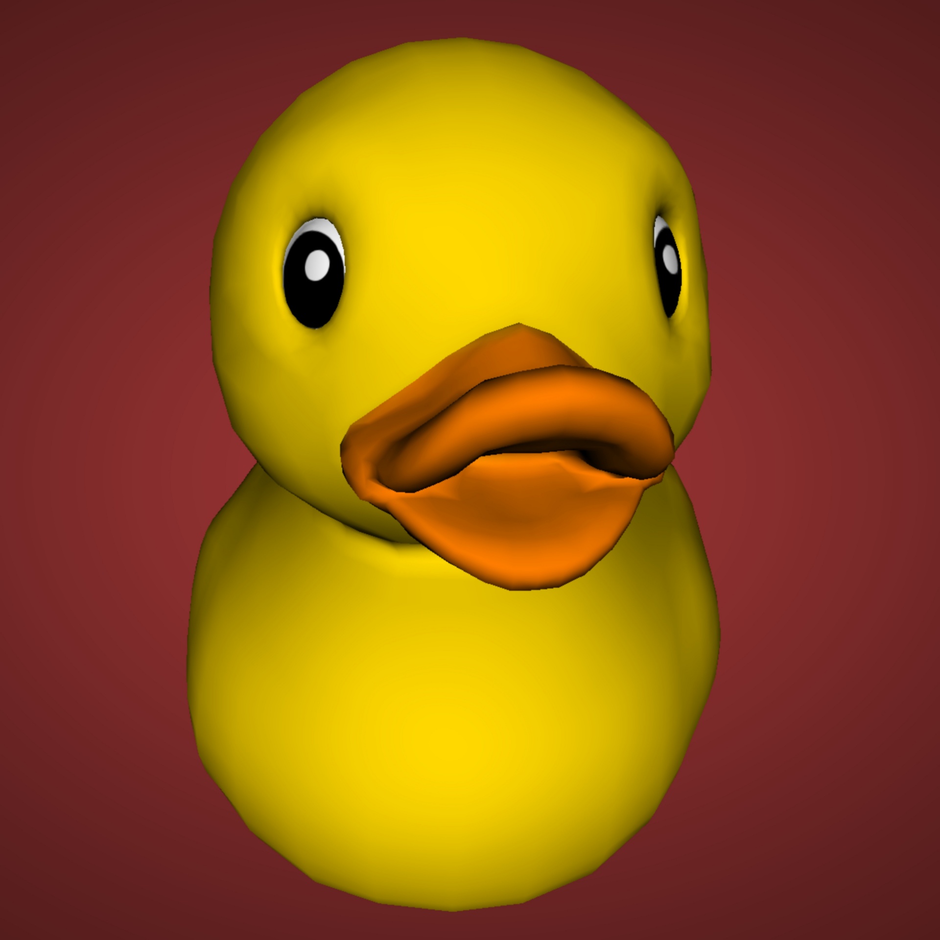 yellow duckling red free photo