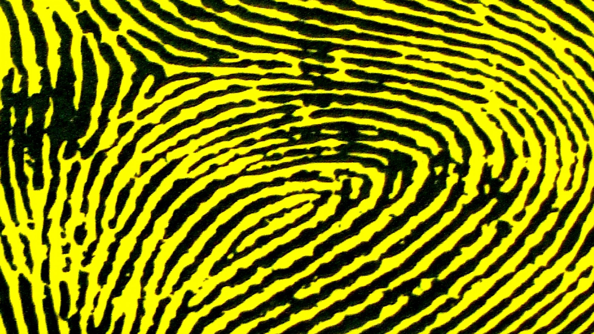 yellow fingerprint fingerprints free photo