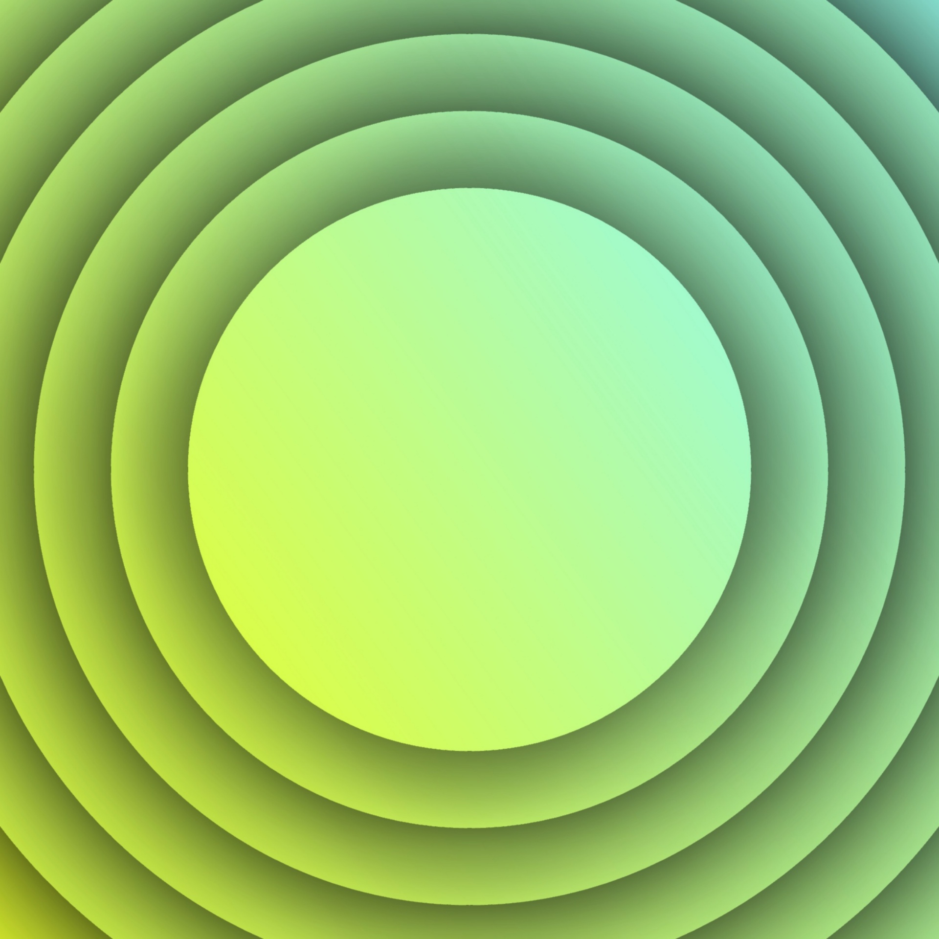 wallpaper concentric yellow free photo