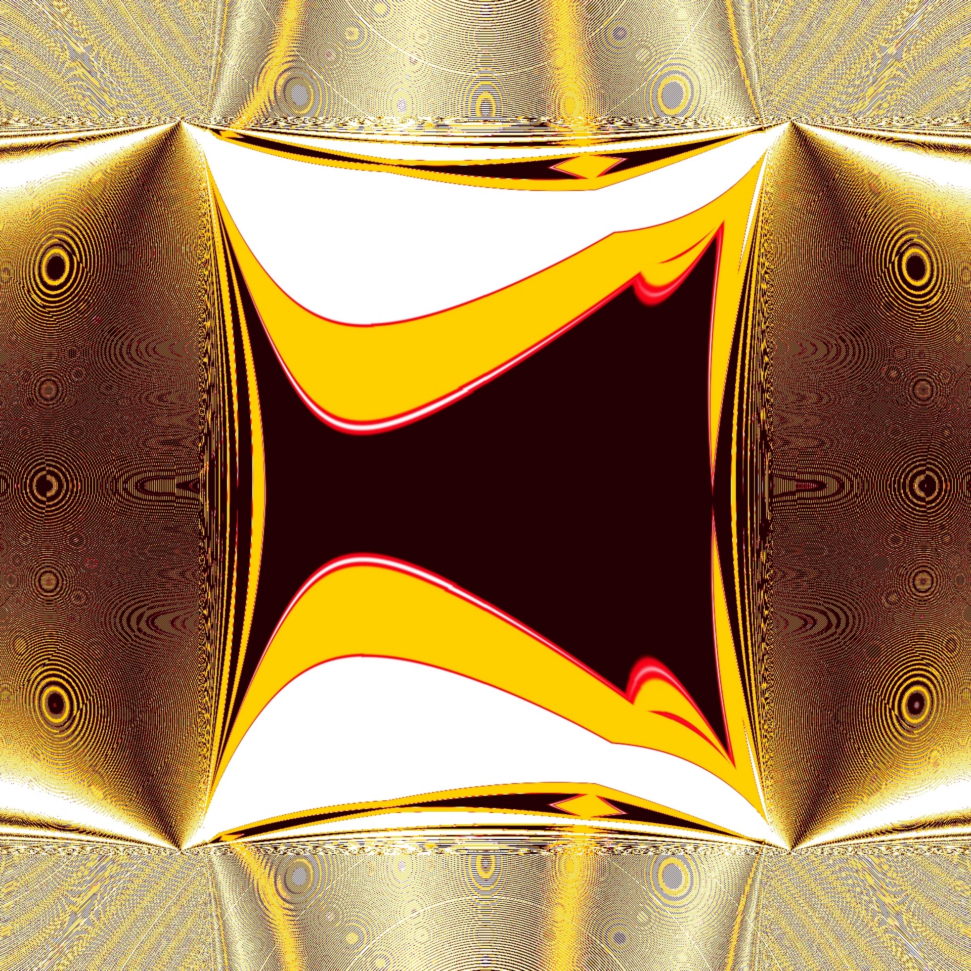 wallpaper yellow kaleidoscope free photo