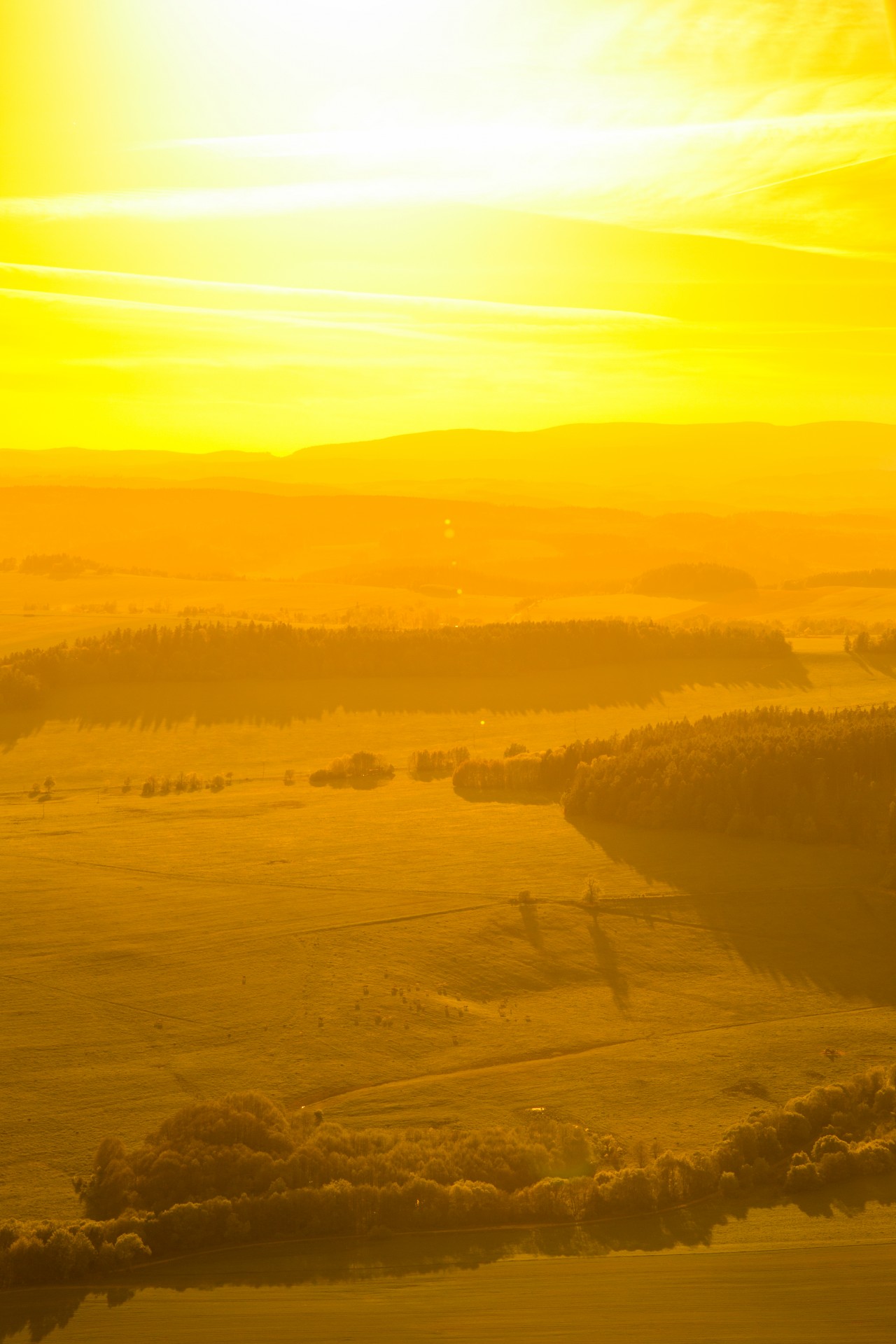 sunset landscape sky free photo