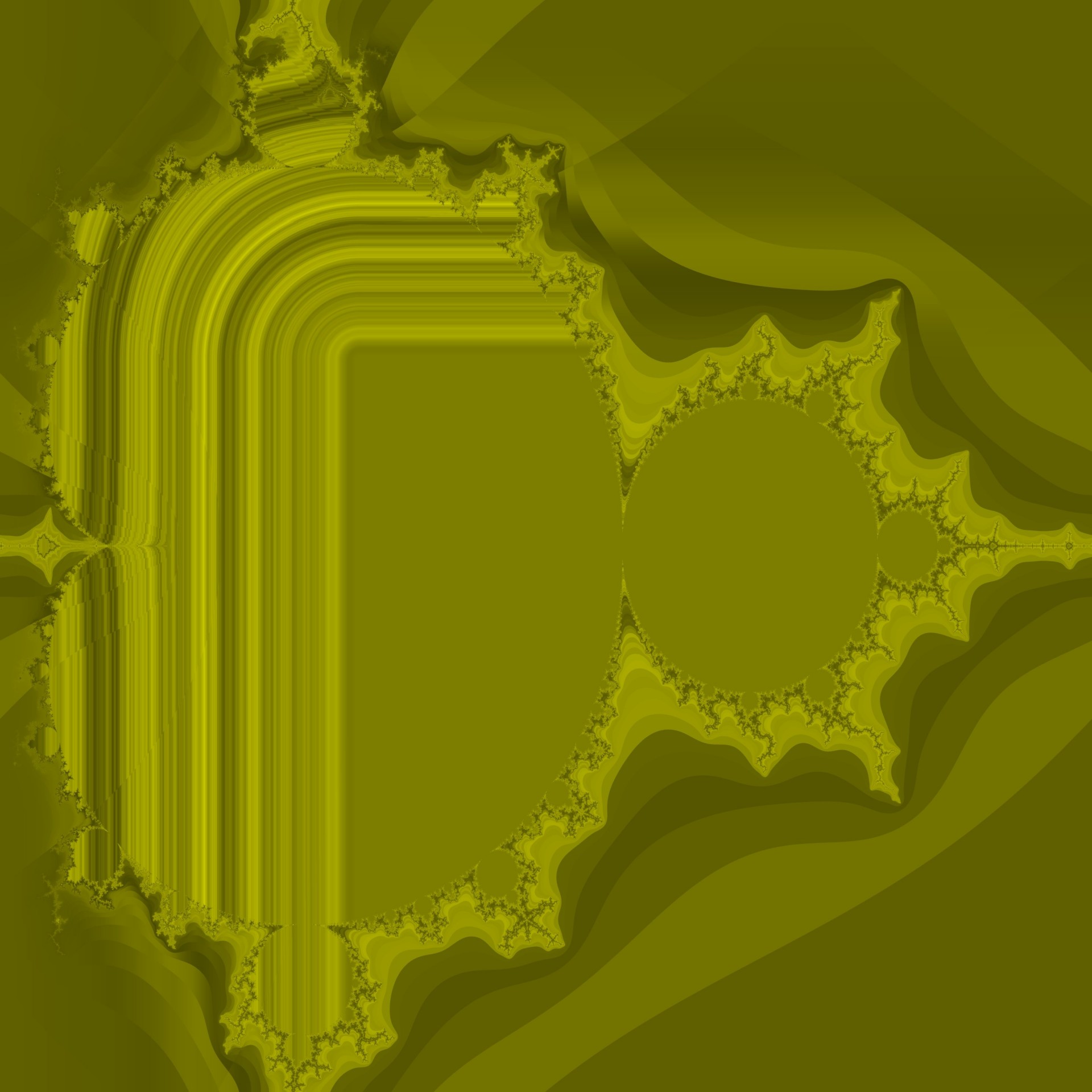 yellow mandelbrot texture free photo