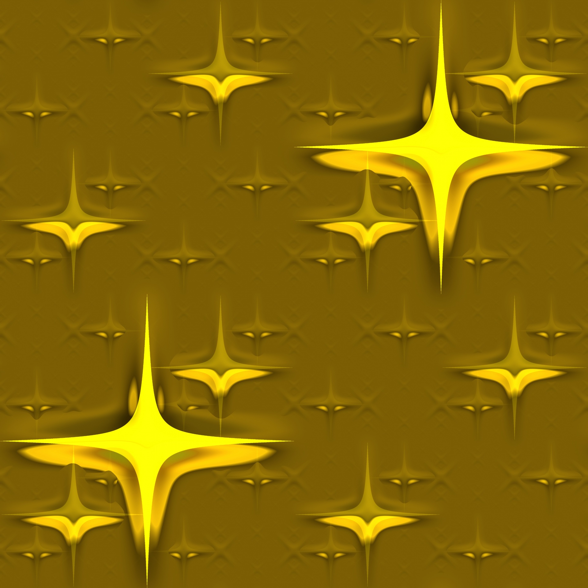 yellow stars golden free photo