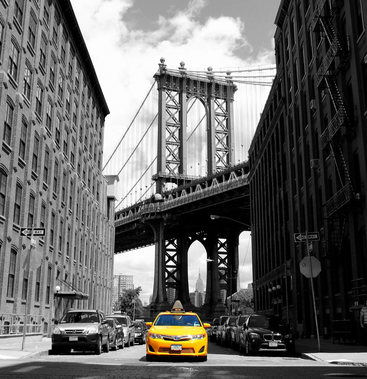 yellow taxi new york new york taxi free photo