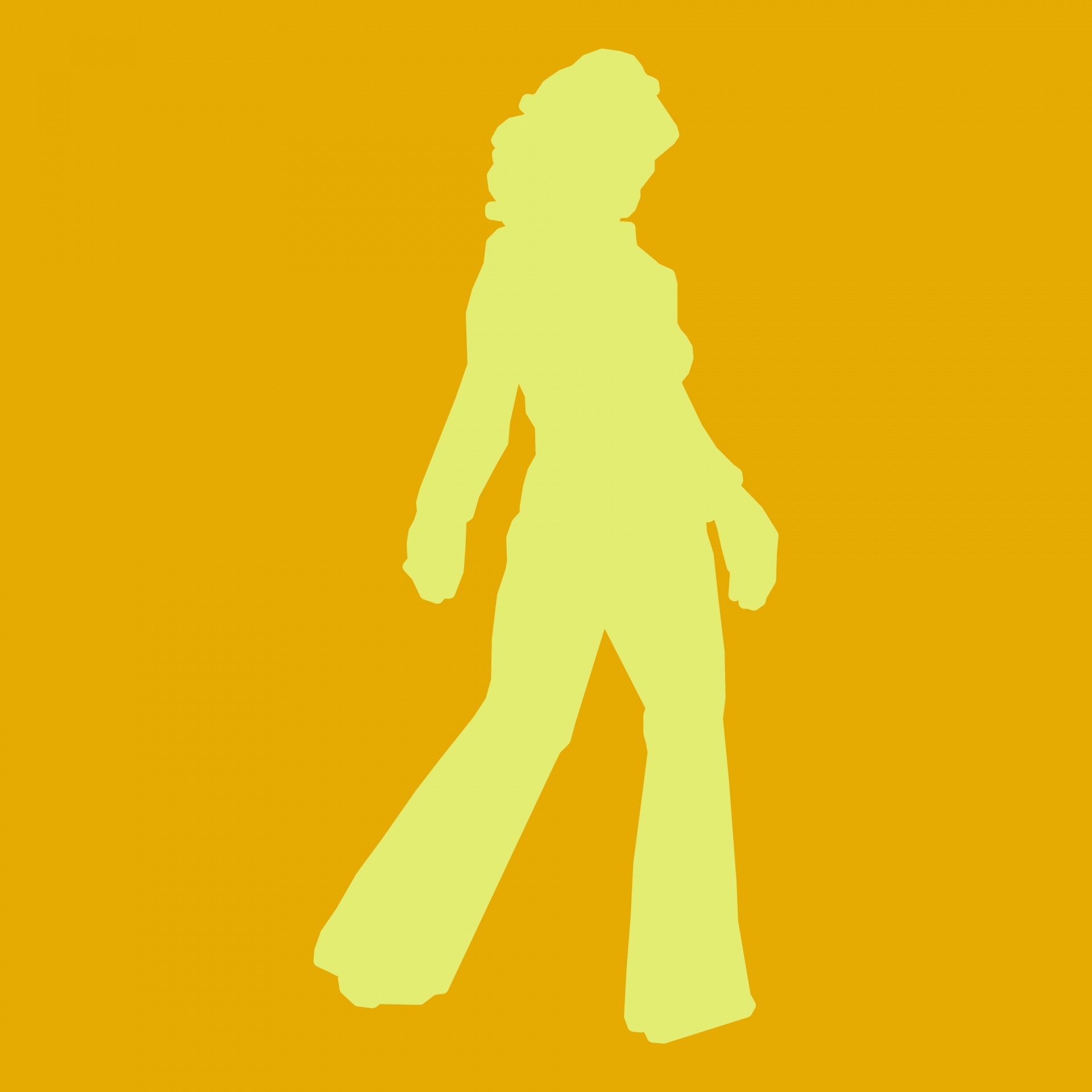 silhouette yellow woman free photo