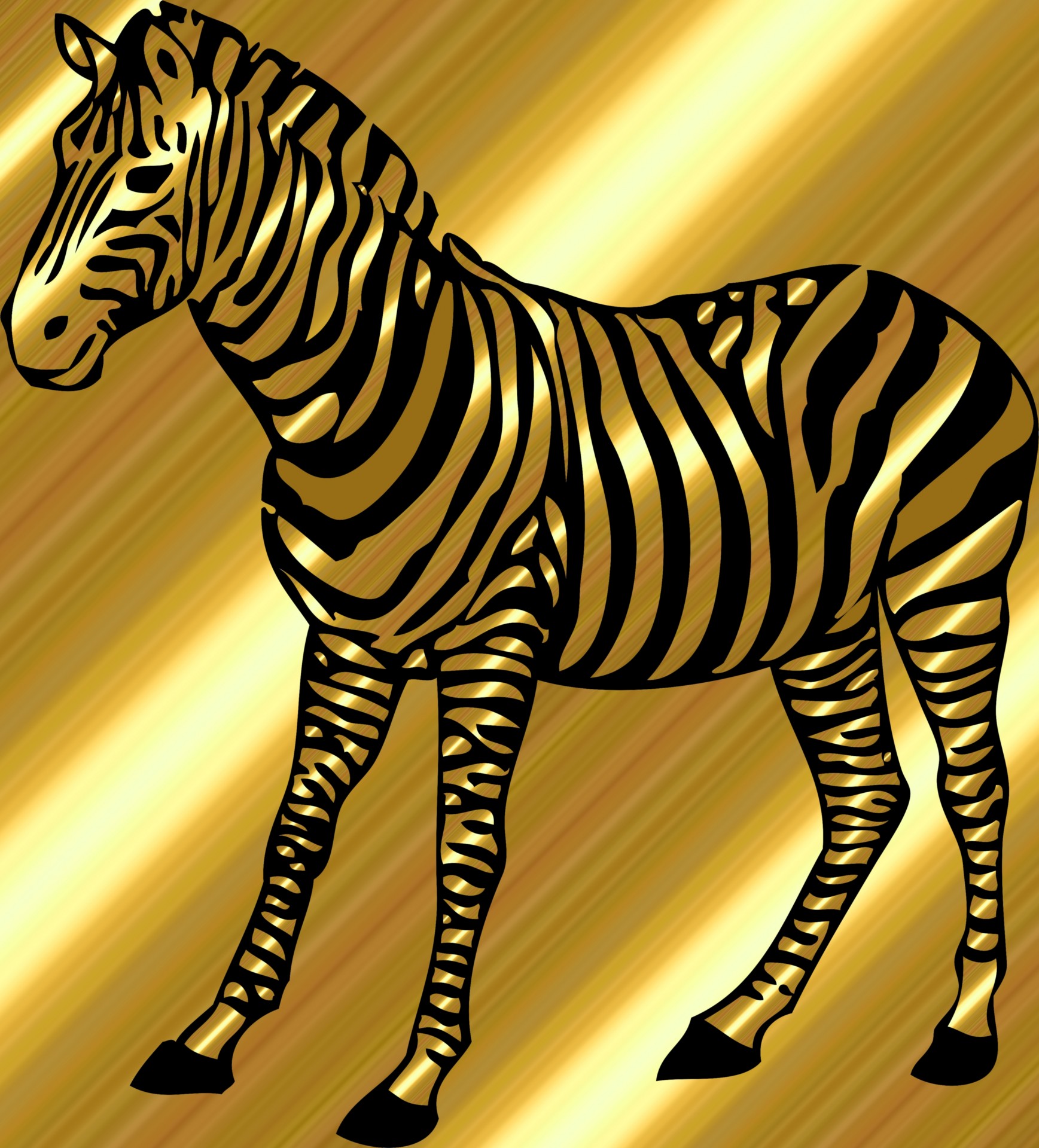 zebra animal gradient free photo