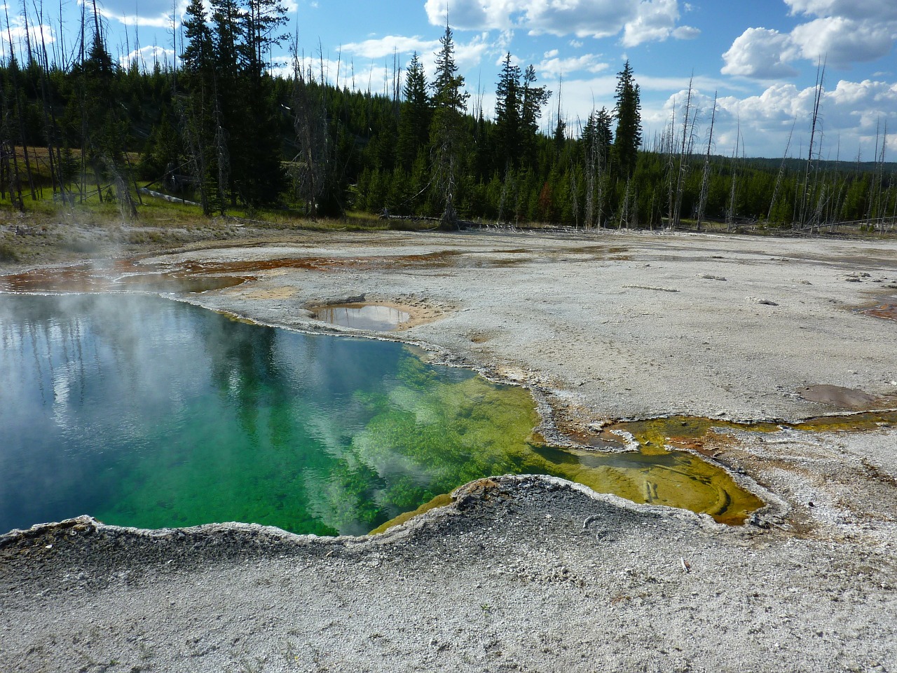 yellowstone national park free photo