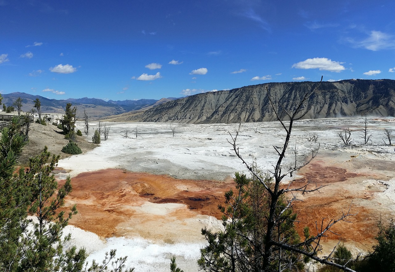 yellowstone natural america free photo