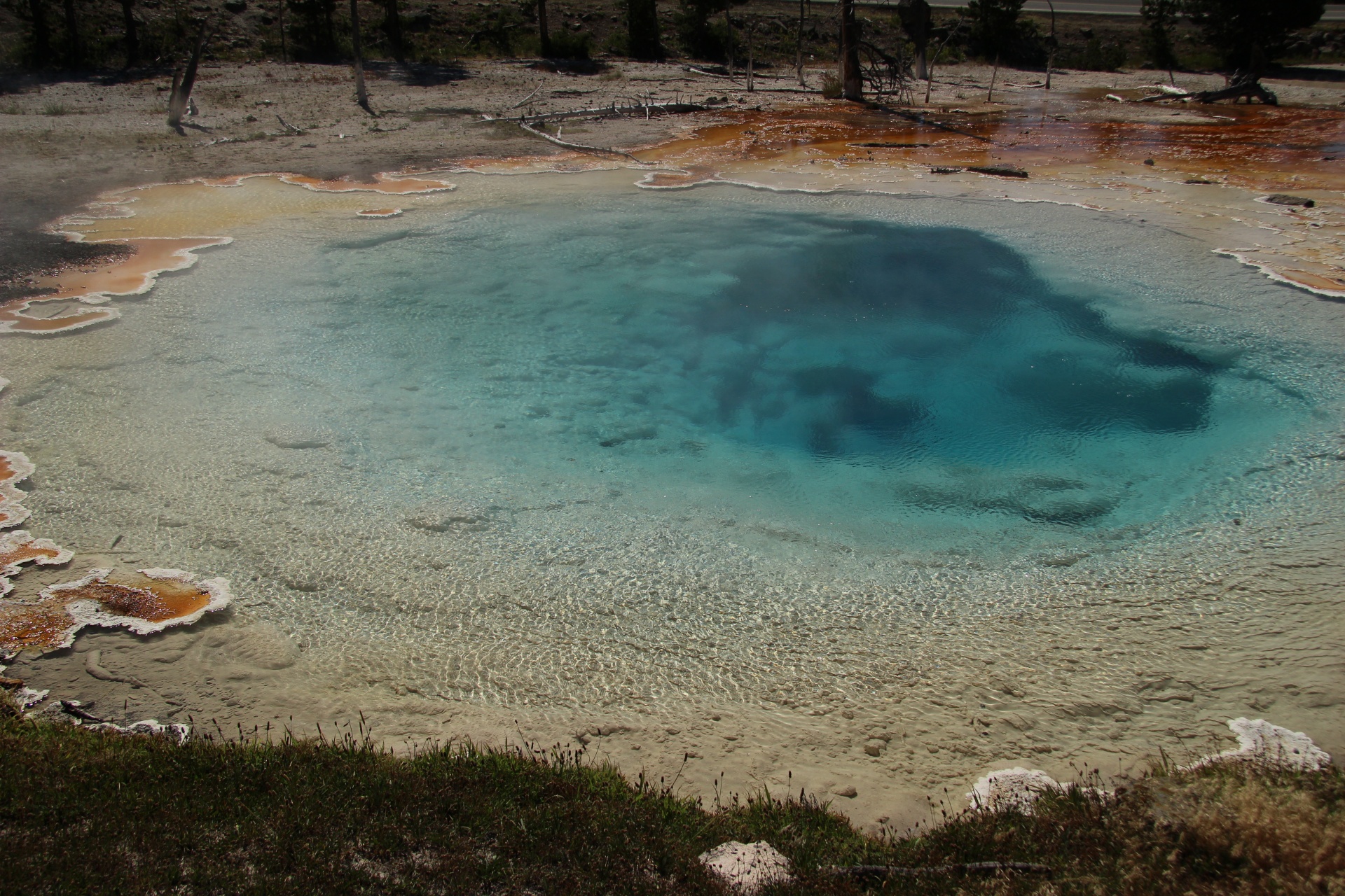 yellowstone hot springs free photo