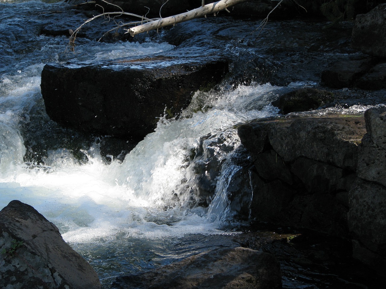 yellowstone national park mountain lake free photo