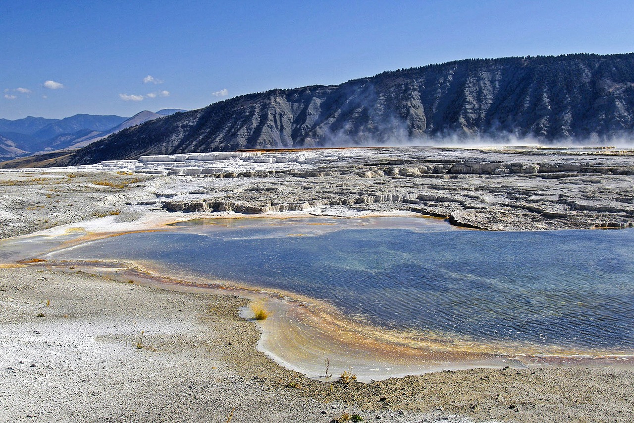 yellowstone national park wyoming usa free photo