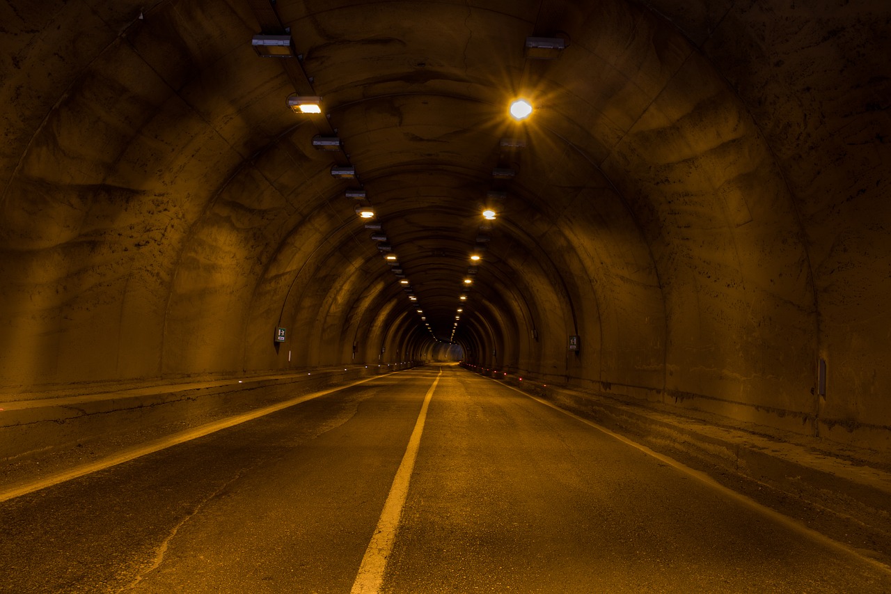 yenice tunnel  tunnel  light free photo
