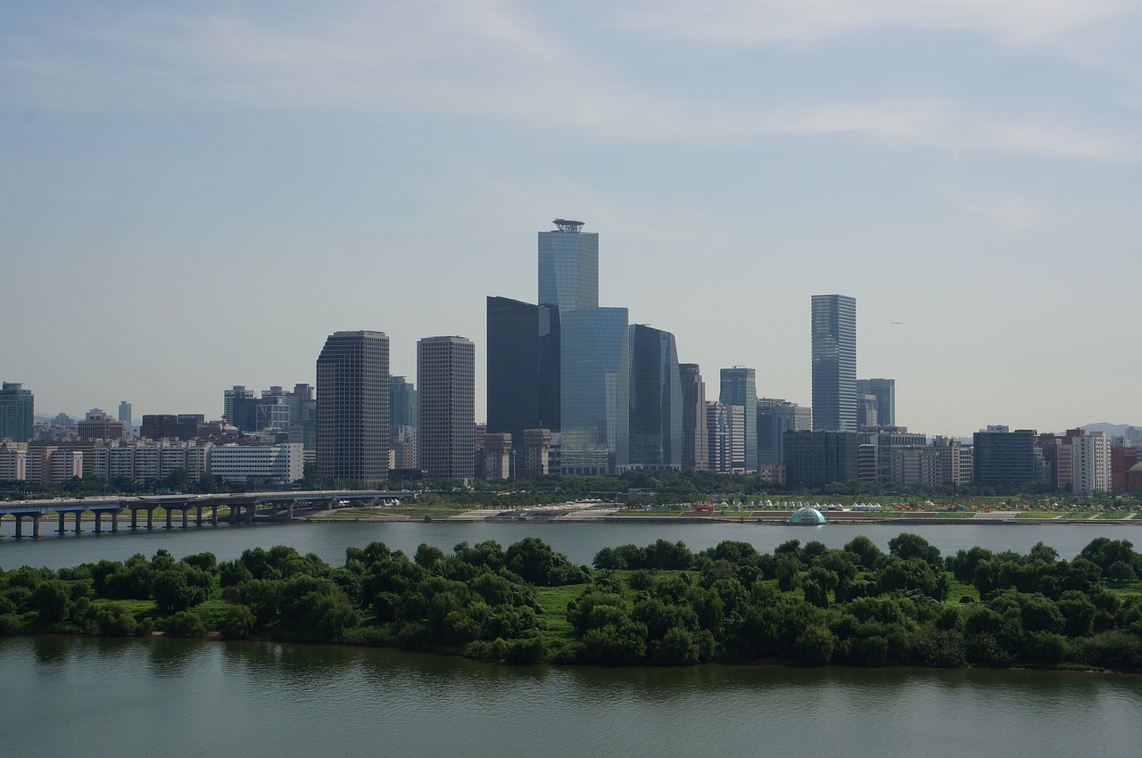 yeouido han river seoul free photo