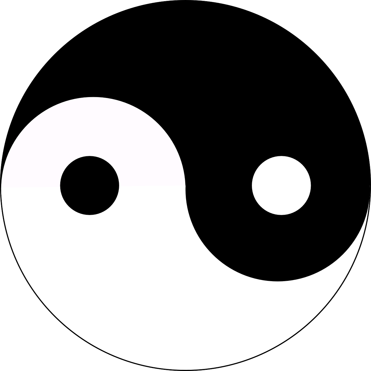 yin and yang balance symbol free photo