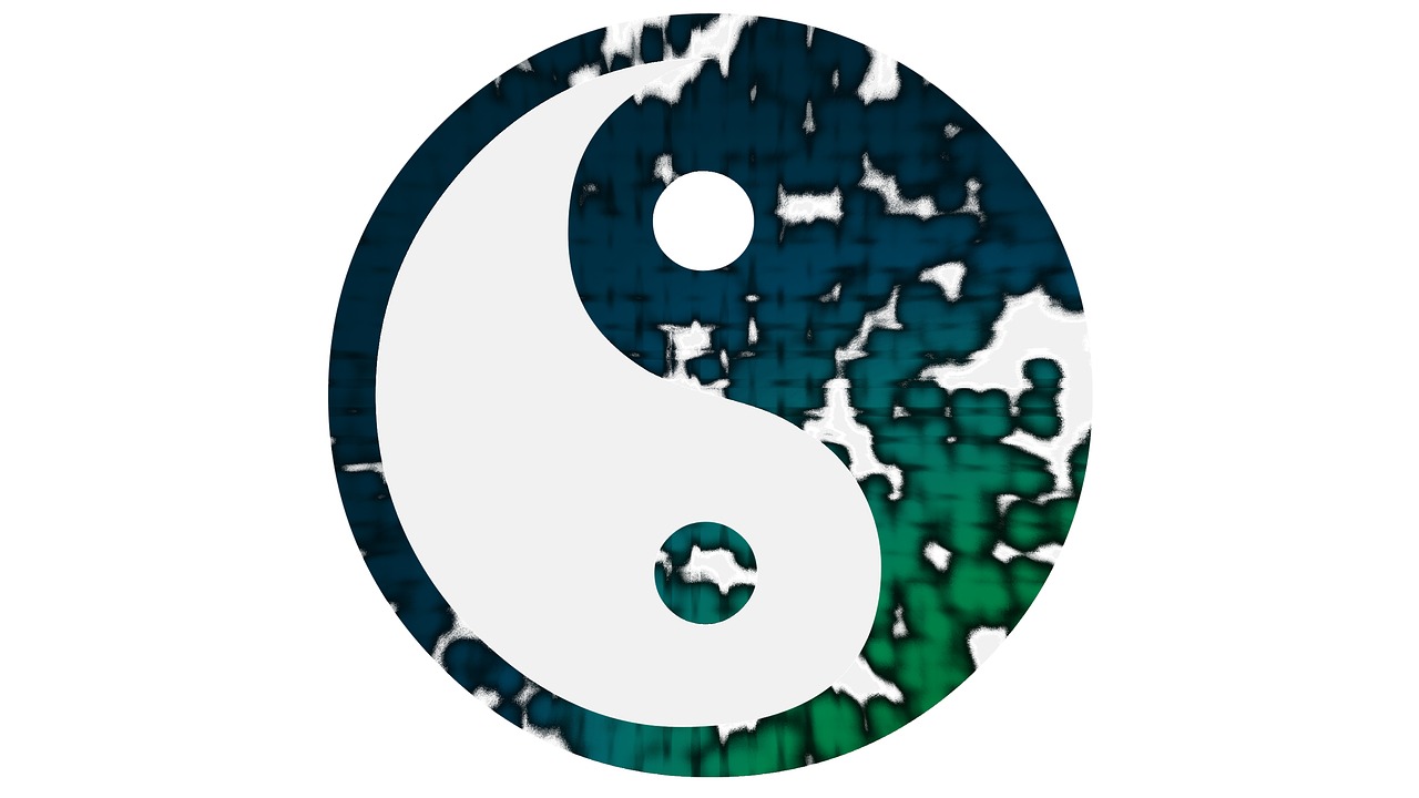 yin yang  taoism  duality free photo