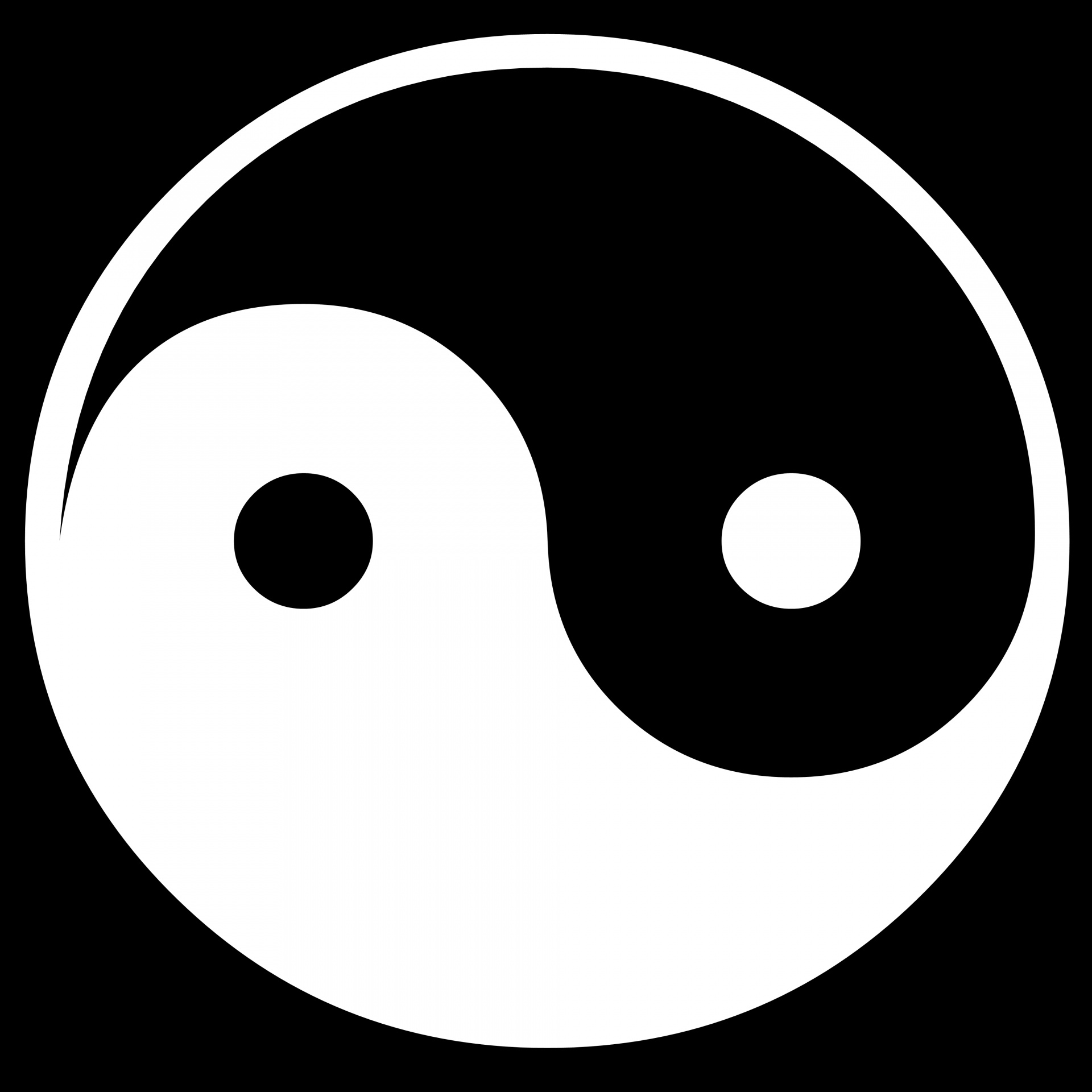 yang yin symbol free photo