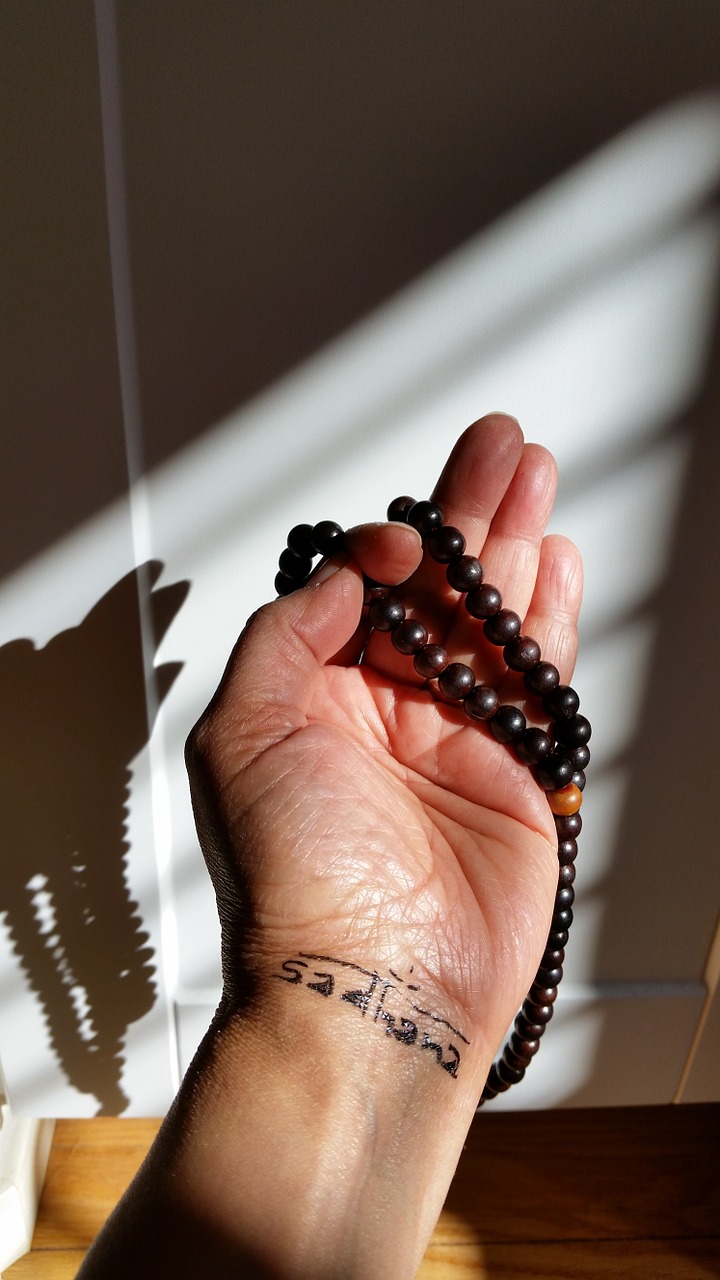 yoga mala prayer beads free photo