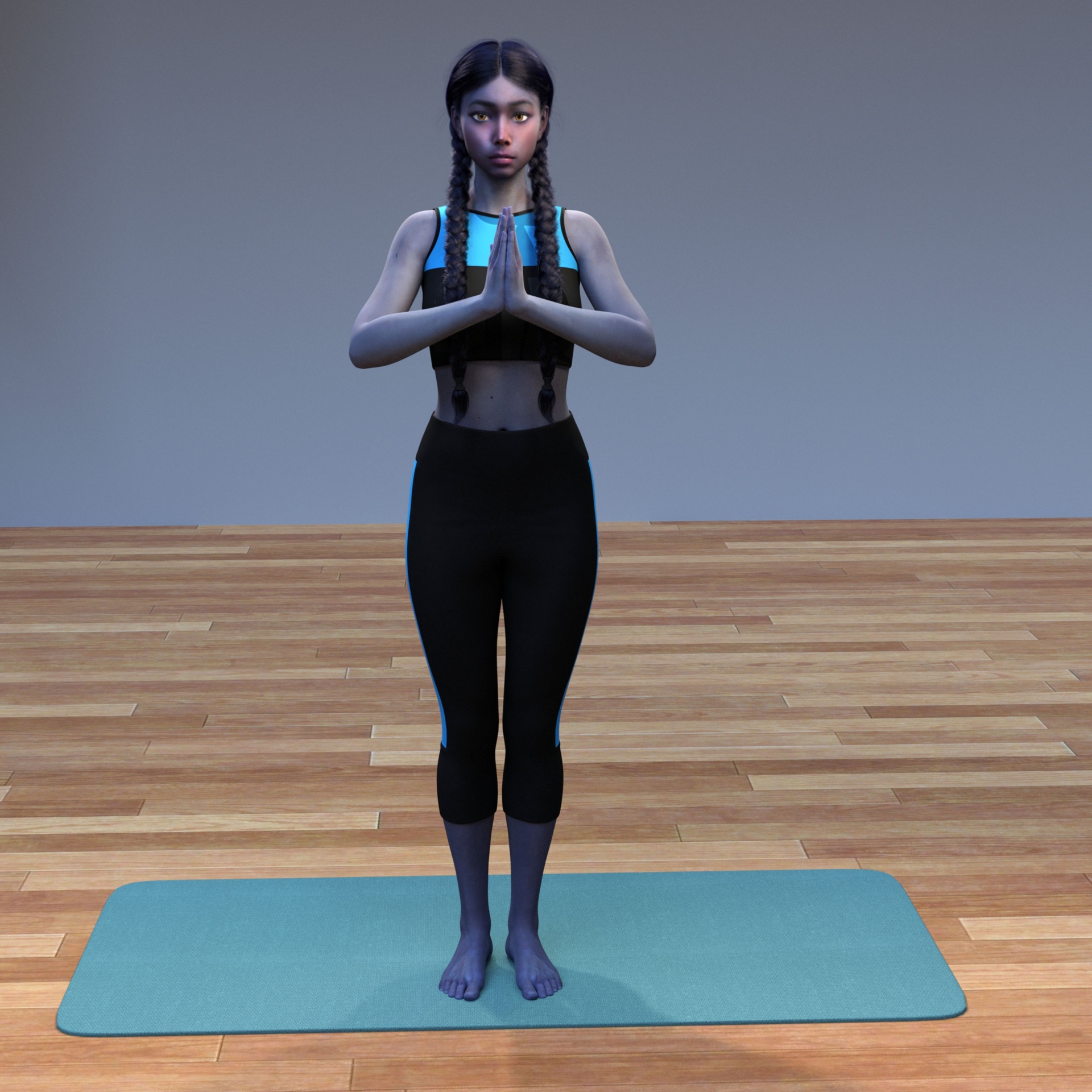 yoga girl meditation free photo