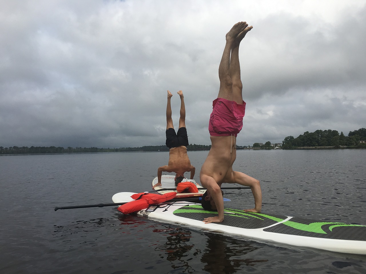 yoga paddleboard paddleboarding free photo