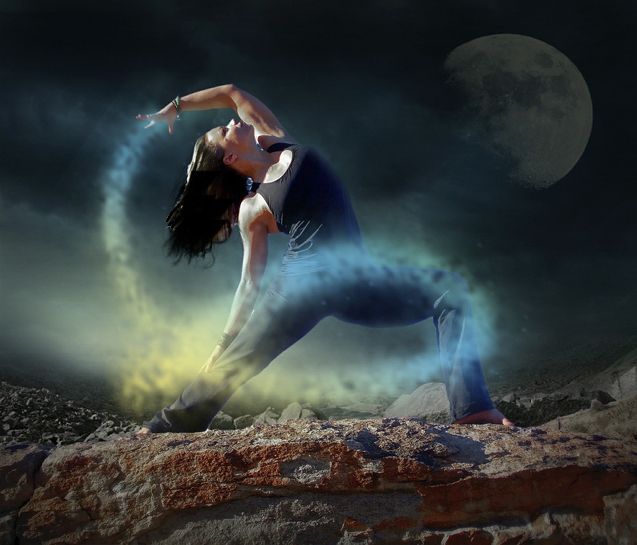 yoga dancer woman free photo