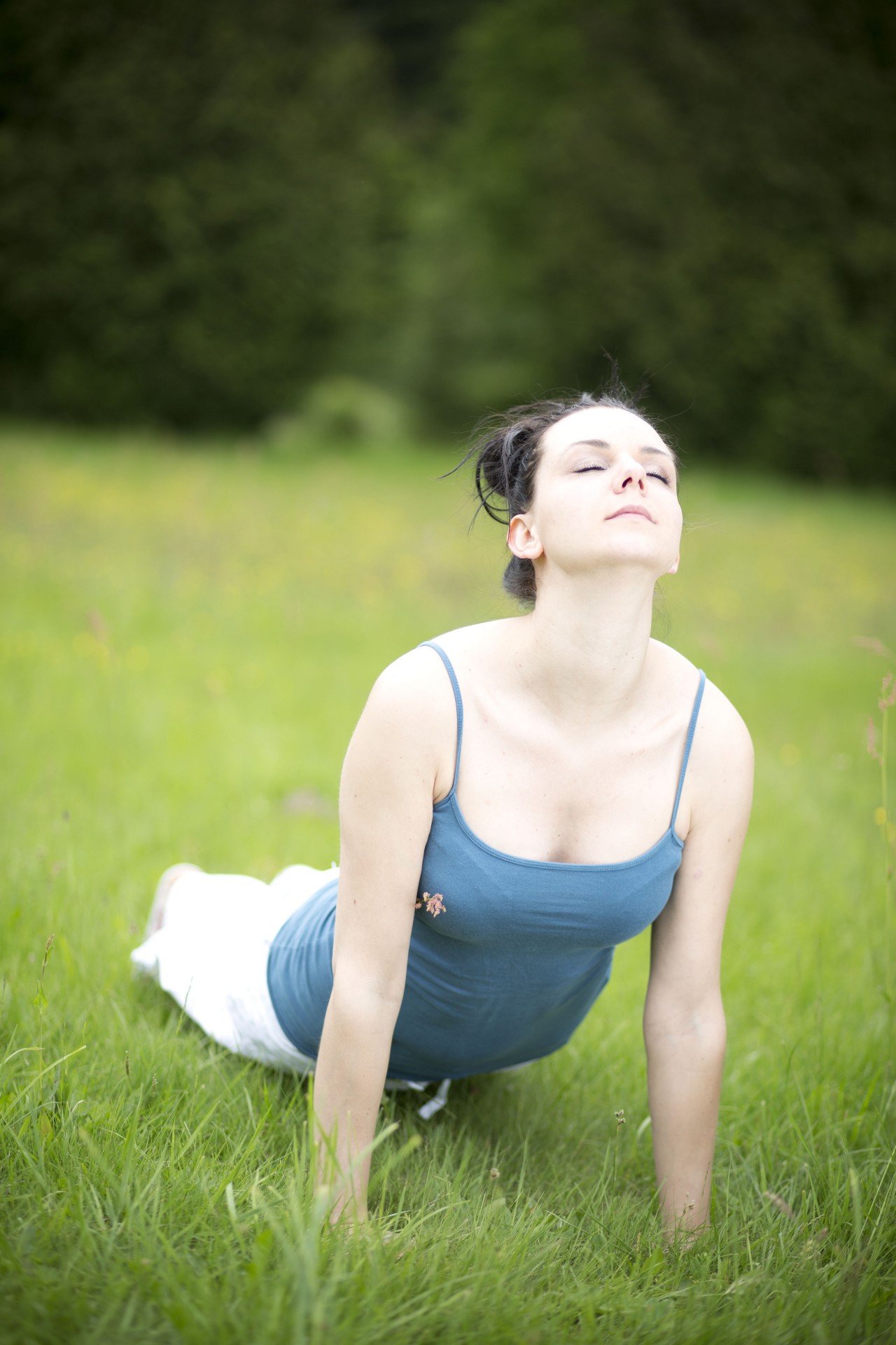 yoga pose practicing free photo