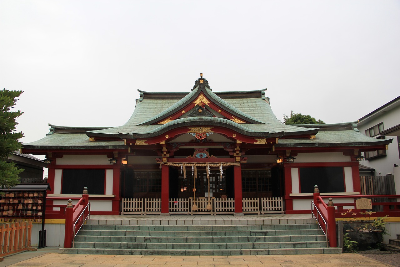 yokohama shrine ushioda shrine free photo