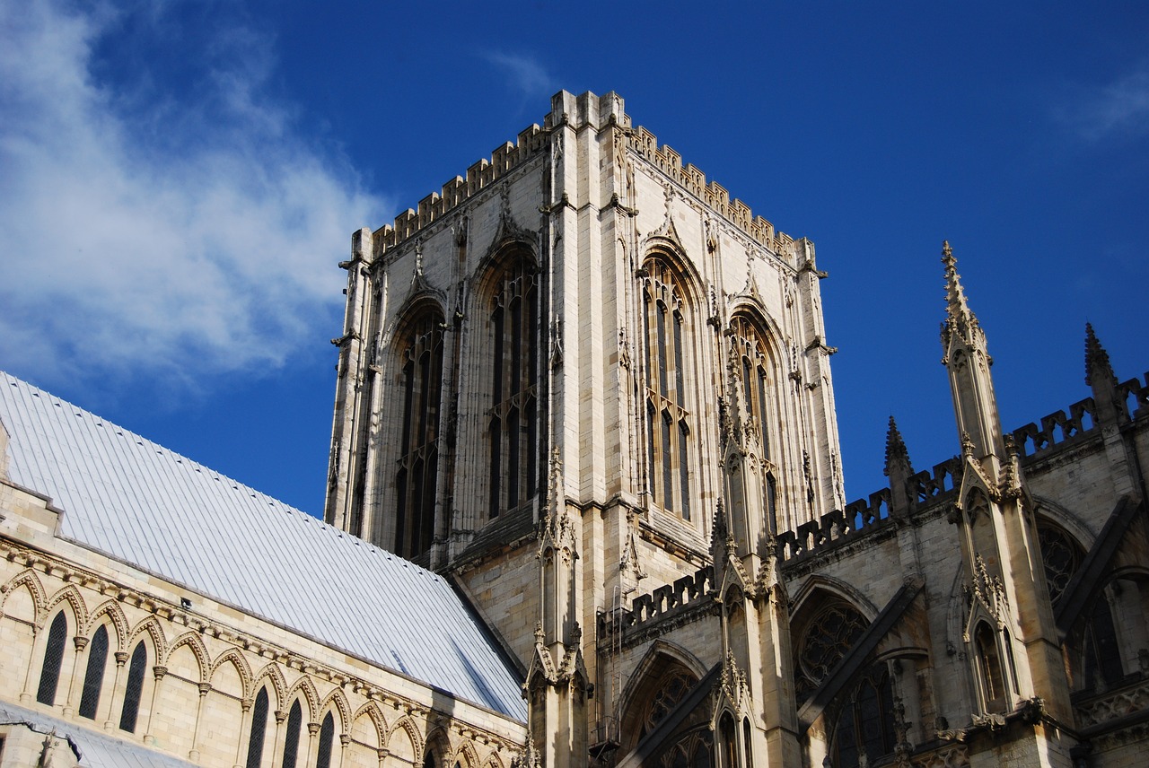 york church blue free photo