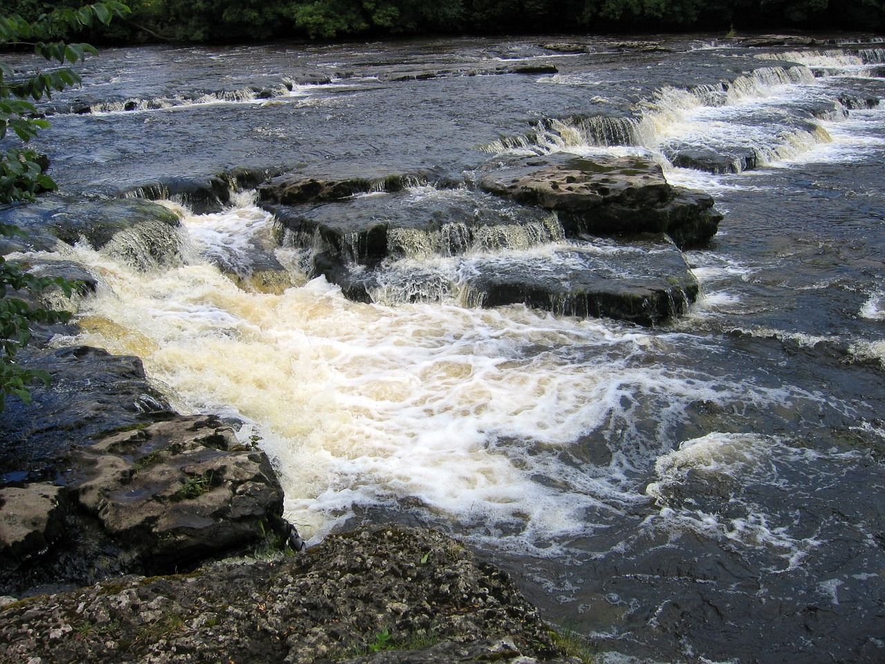 yorkshire dales aysgarth falls rapids free photo