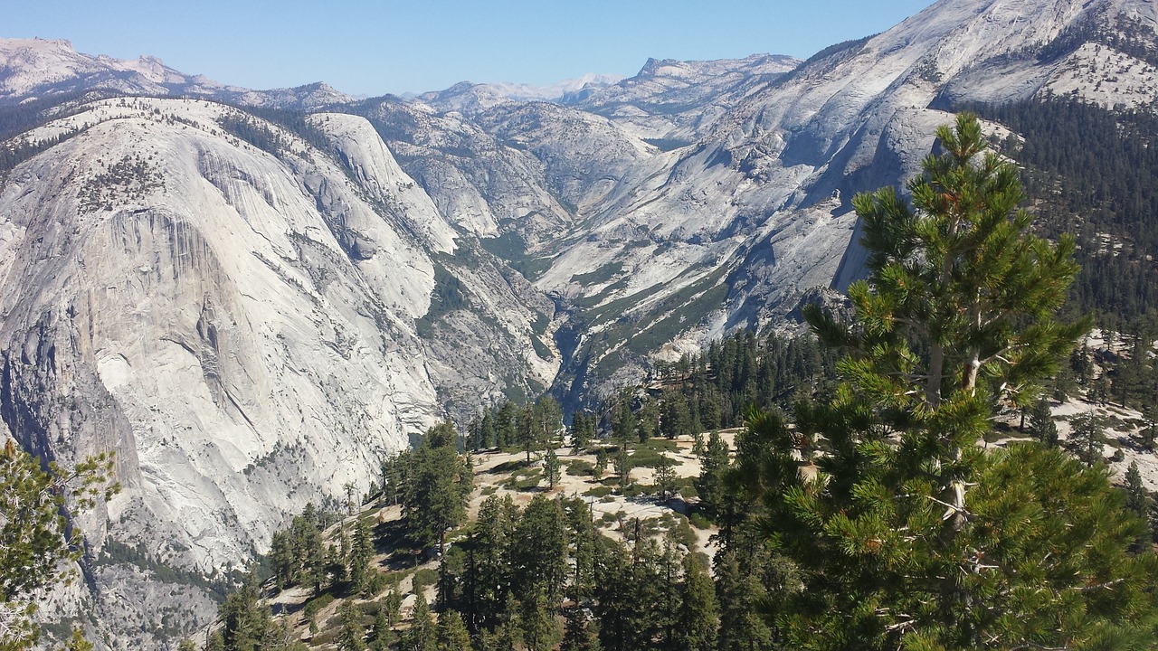 yosemite mountains nature free photo