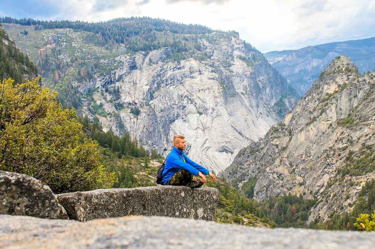 yosemite mountains nature free photo