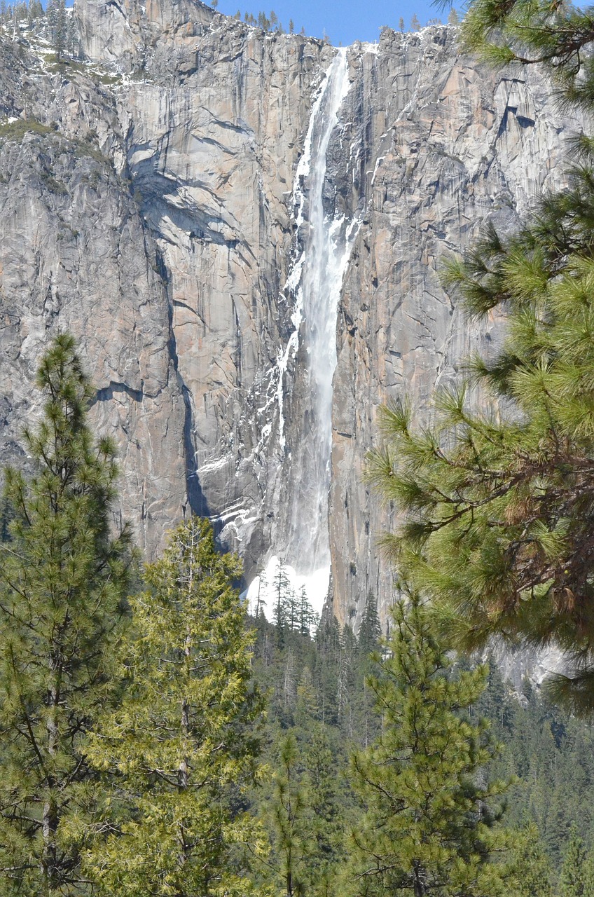 yosemite water waterfall free photo