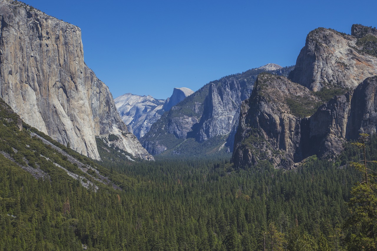 yosemite mountain half dome free photo