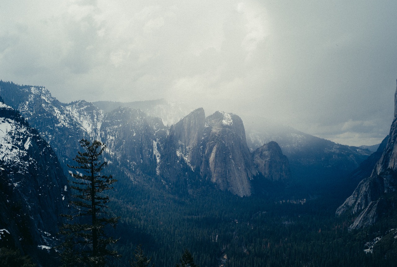 yosemite park nature free photo