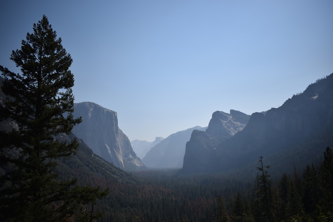 yosemite national park nature landscape free photo