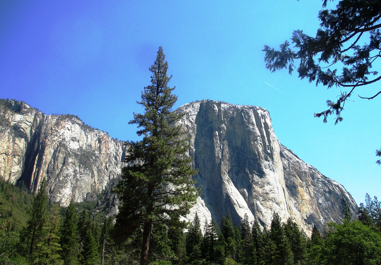 yosemite national park el capitan mountain free photo