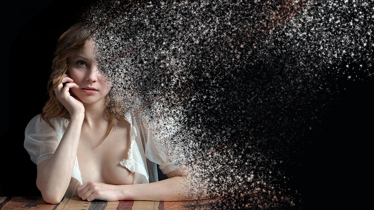 young  woman  dispersion free photo