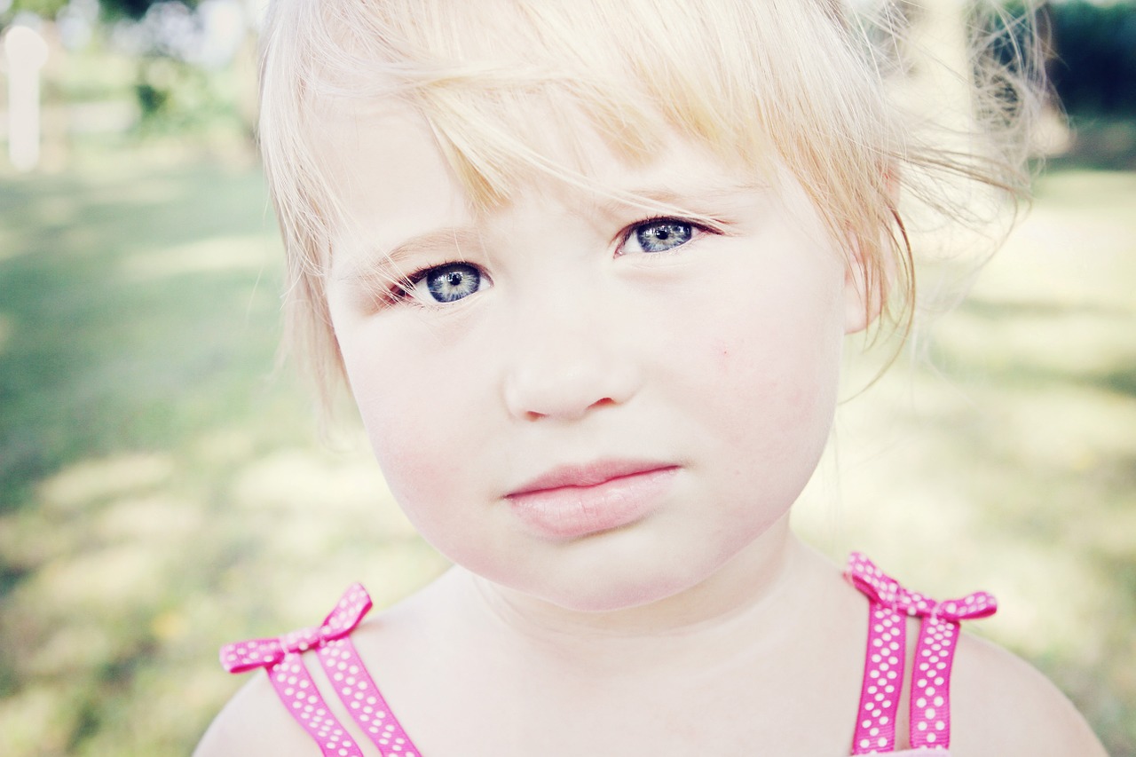 young girl outside free photo