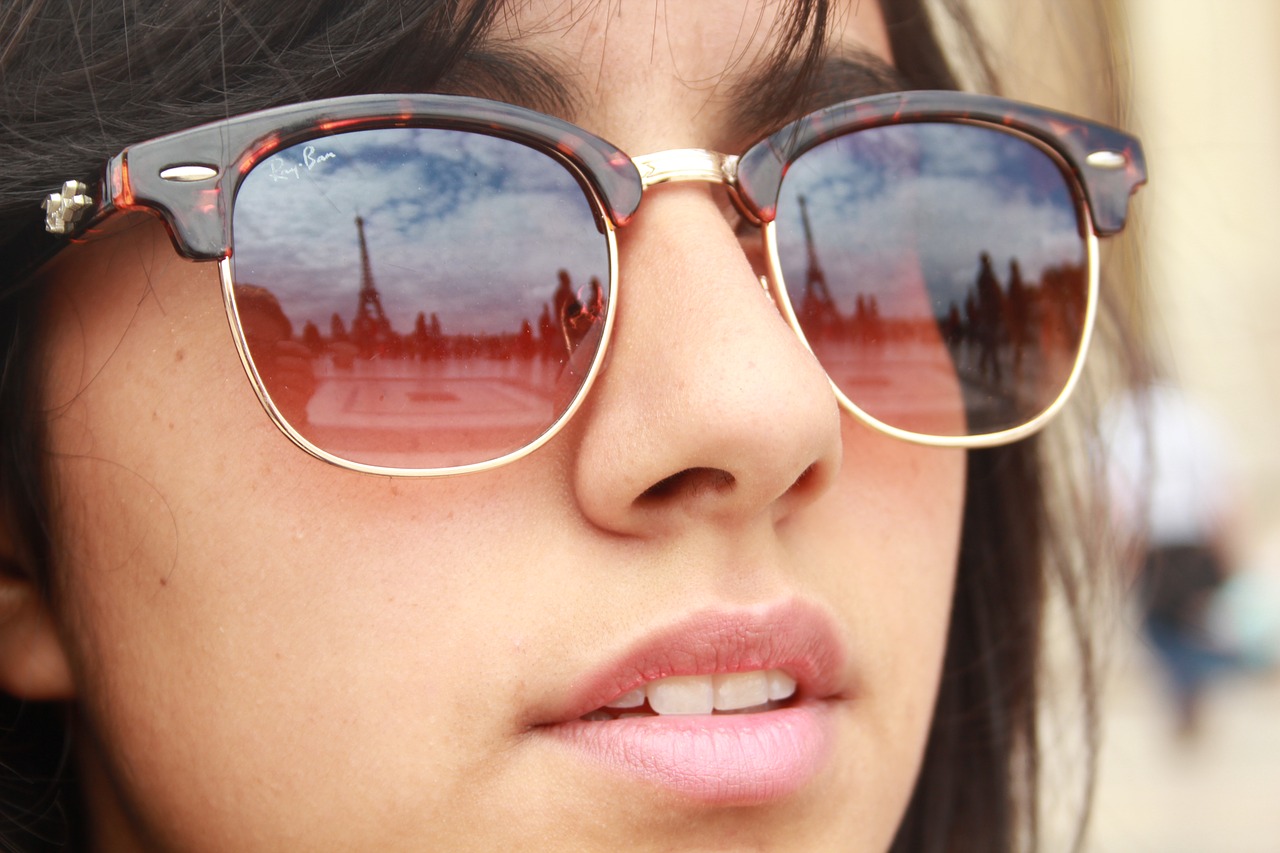 young woman female sunglasses free photo