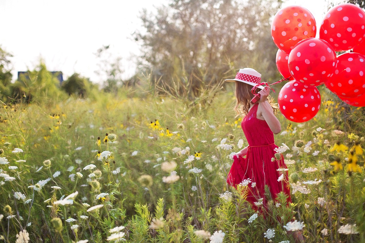 young woman pretty red free photo