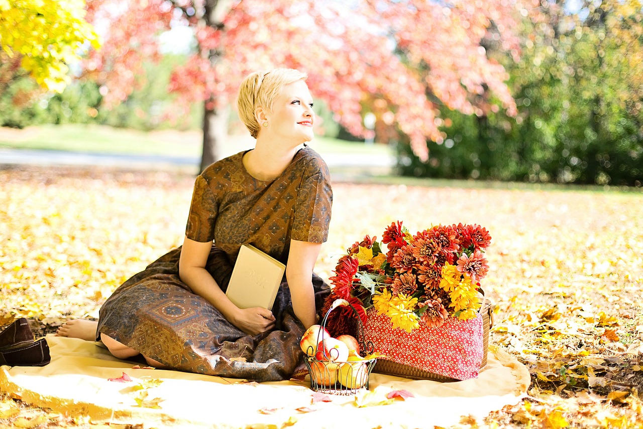 young woman fall autumn free photo