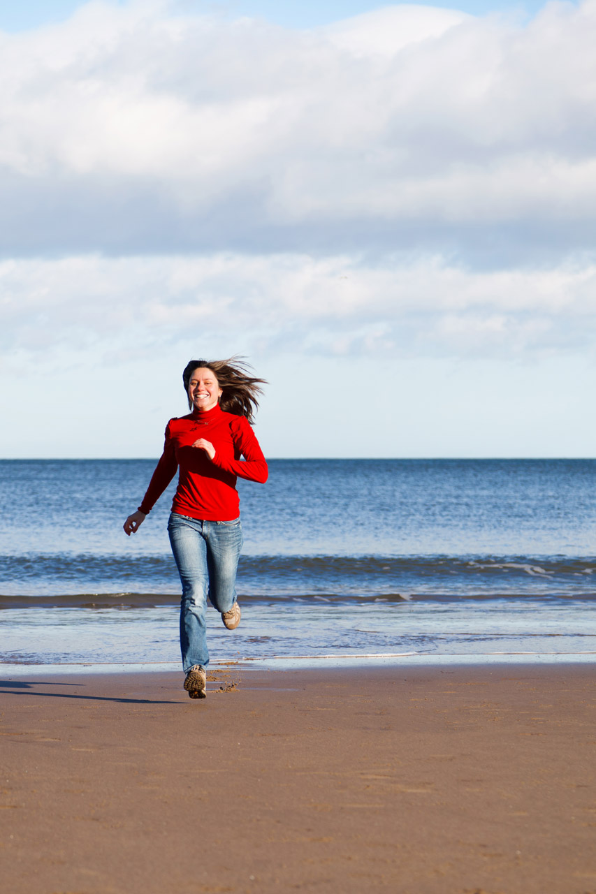 beach female fit free photo