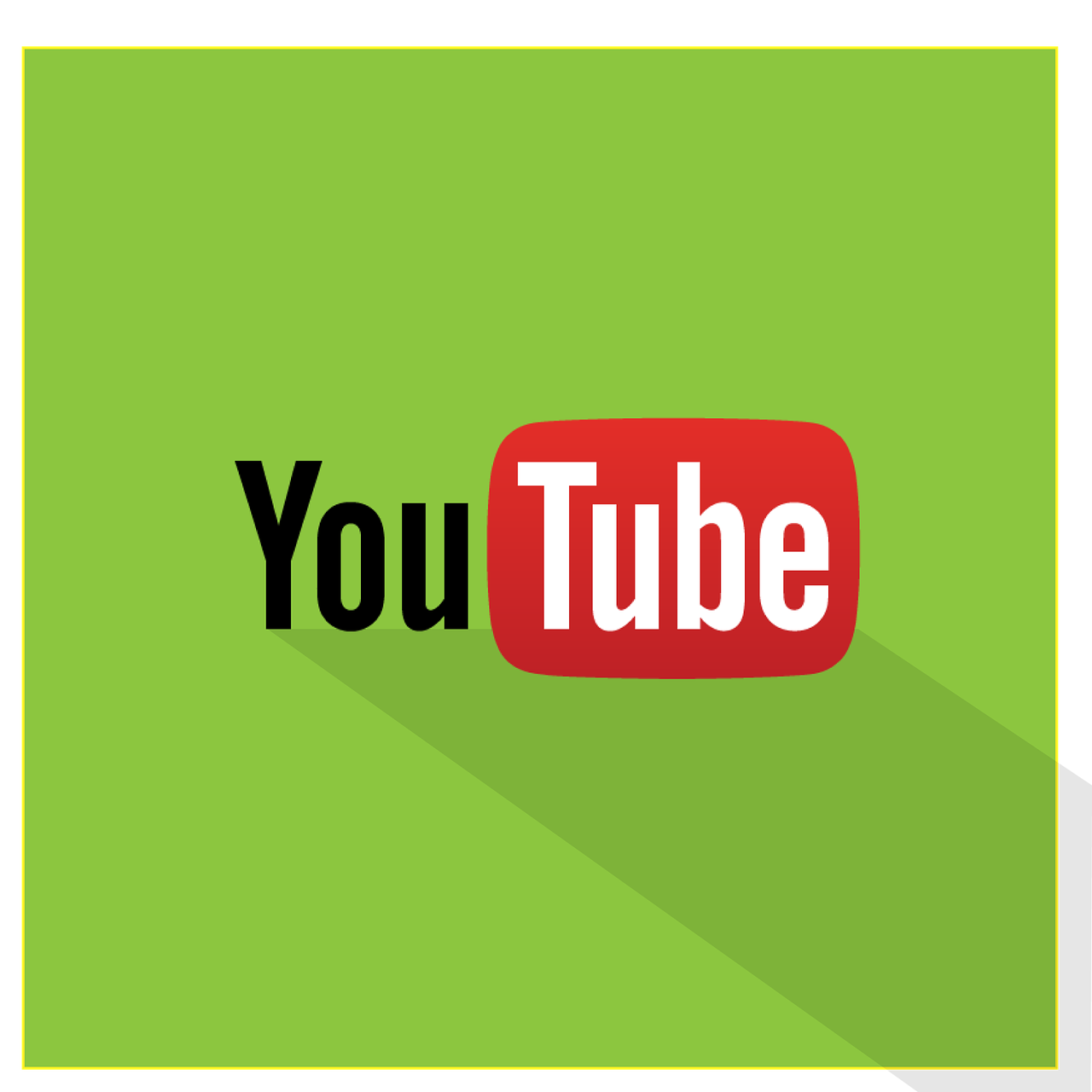 youtube flat logo free photo