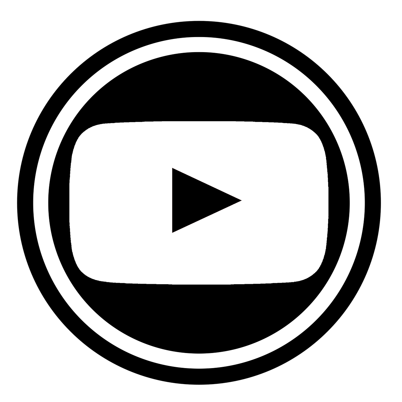 youtube logo icon free photo