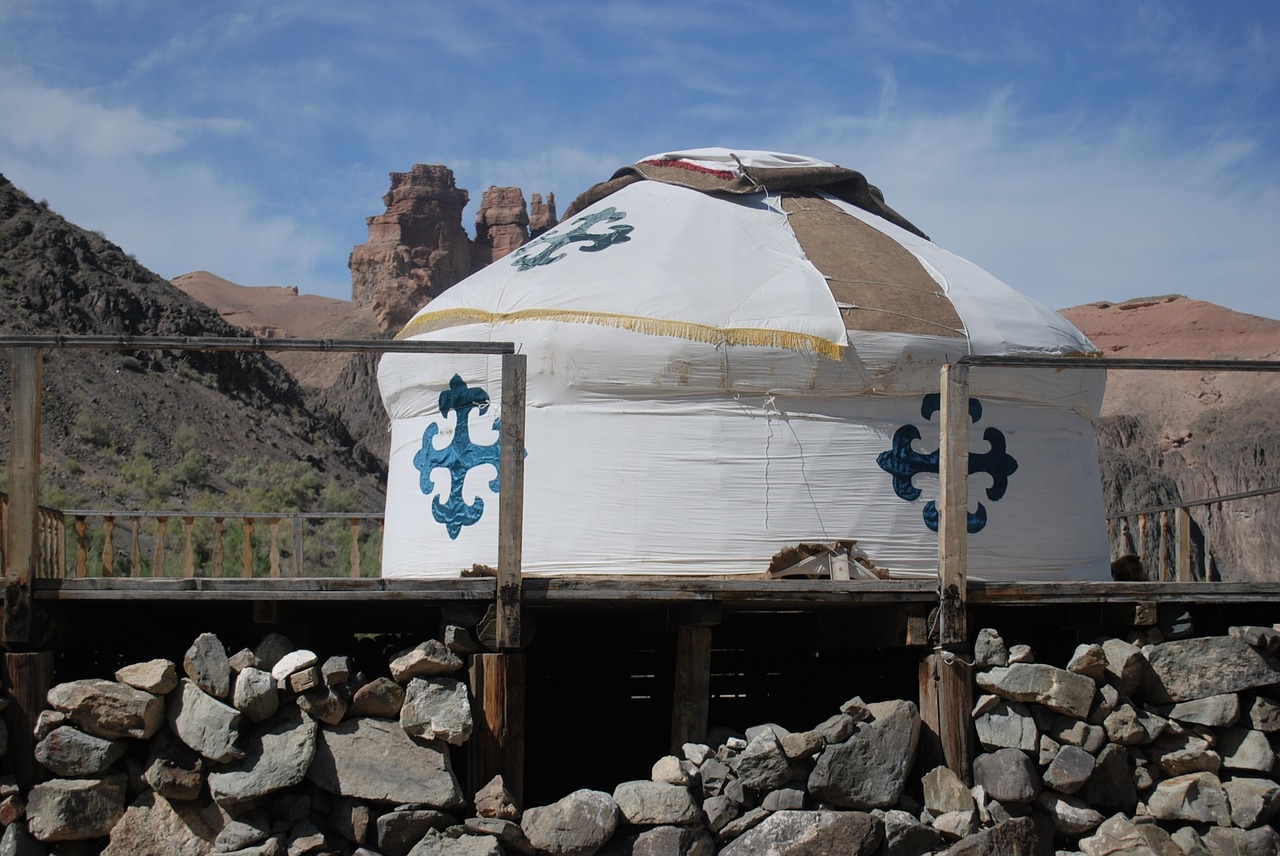 yurt house mongols free photo