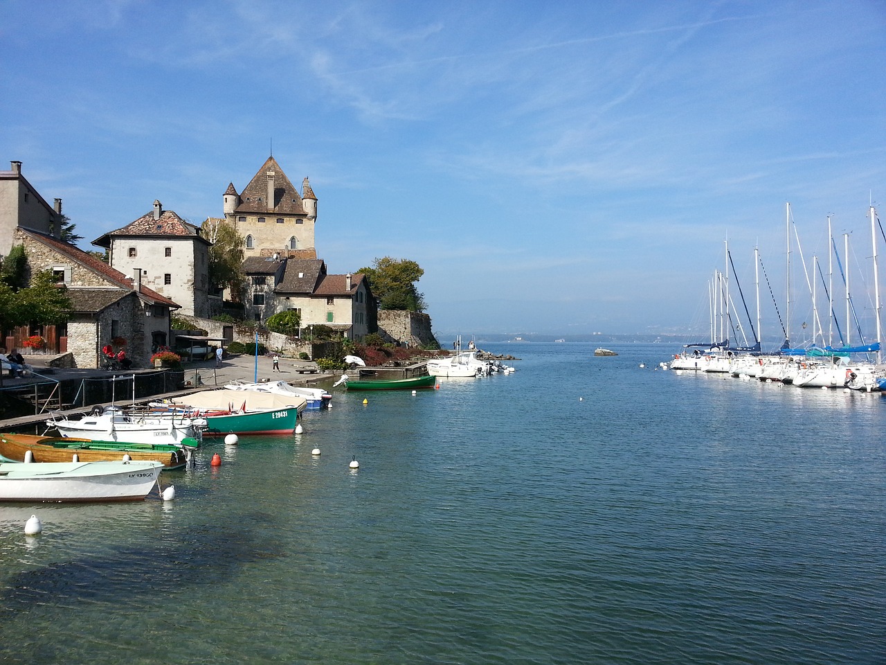 yvoire haute savoie lake geneva free photo